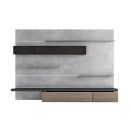 Shelf steel decor